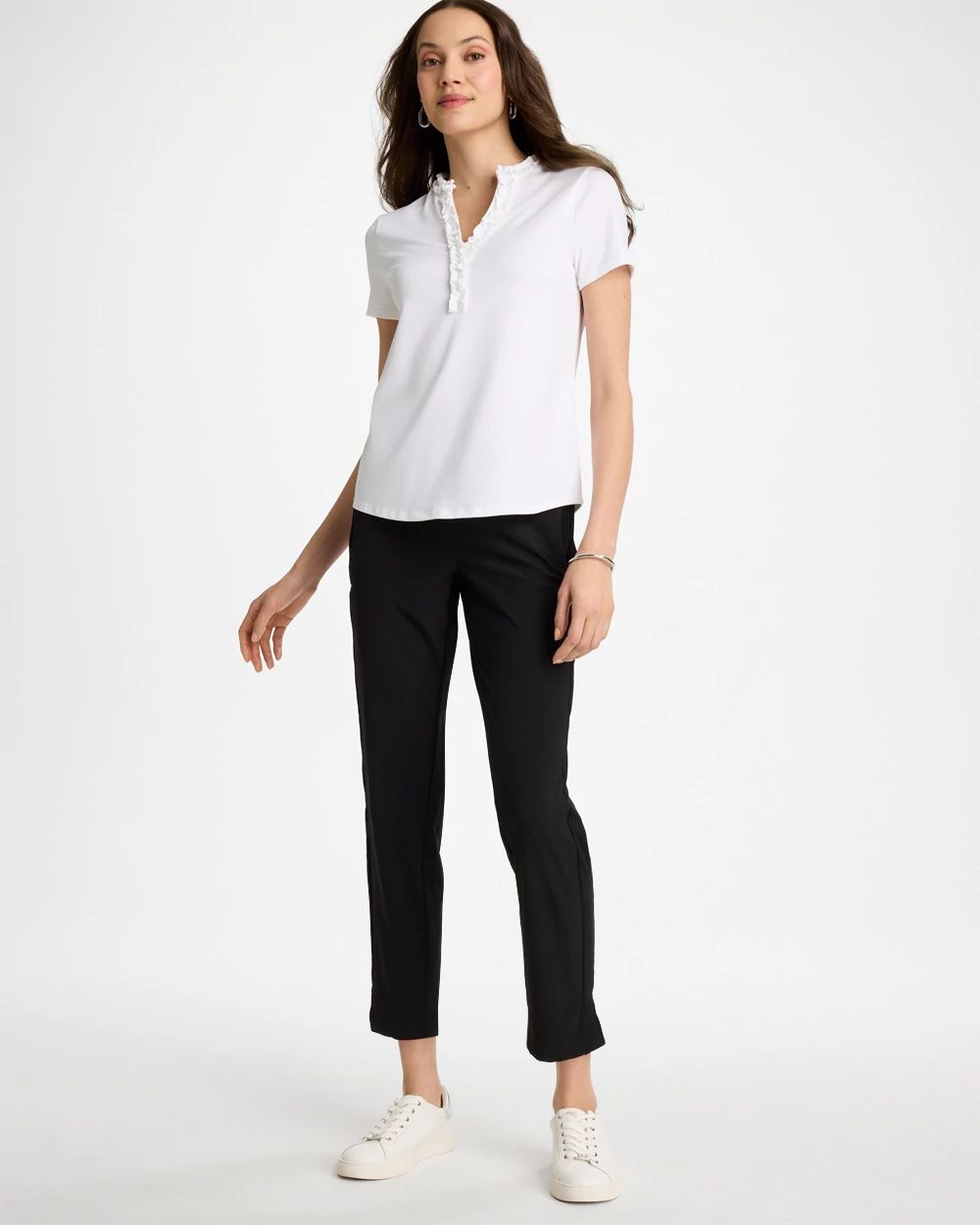 Zenergy® UPF Rib Mix Ankle Pants | Chico's